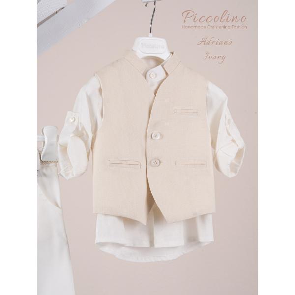 Piccolino κοστούμι για αγόρι AG26S99.IVORY Adriano Ivory