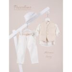 Piccolino κοστούμι για αγόρι AG26S99.IVORY Adriano Ivory