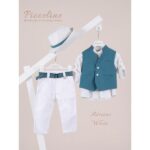 Piccolino κοστούμι για αγόρι AG26S99.WHITE Adriano White