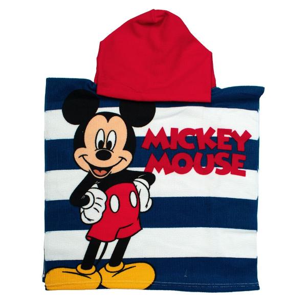 Πόντσο Θαλάσσης Quick Dry Mickey Mouse 50x100cm Disney Dimcol JE14193KY