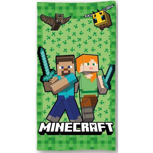 Πετσέτα Θαλάσσης Quick Dry Mojang Minecraft 70x140cm Dimcol MNC37-6004