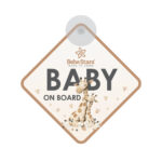 ΣΗΜΑ BABY ON BOARD ΜΕ ΒΕΝΤΟΥΖΑ