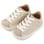 Παπούτσια Βαπτιστικά Δερμάτινα Sneakers Αγκαλιάς BABYWALKER Εκρού BS3097