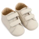 Παπούτσια Βαπτιστικά Δερμάτινα Sneakers Αγκαλιάς BABYWALKER Εκρού MI1136