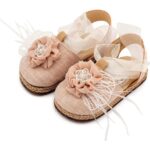 Βαπτιστικές Υφασμάτινες Εσπαντρίγιες BABYWALKER Εκρού-Νουντ EXC5905