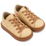 Παπούτσια Βαπτιστικά Δερμάτινα Sneakers BABYWALKER Κίτρινα BW4312