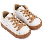 Παπούτσια Βαπτιστικά Δερμάτινα Sneakers BABYWALKER Λευκά BW4312