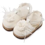 Βαπτιστικές Υφασμάτινες Εσπαντρίγιες BABYWALKER Λευκό EXC5905