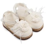 Βαπτιστικές Υφασμάτινες Εσπαντρίγιες BABYWALKER Λευκό EXC5905