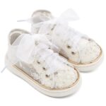 Βαπτιστικά Υφασμάτινα Sneakers BABYWALKER Λευκό LU6129
