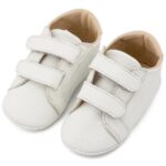 Παπούτσια Βαπτιστικά Δερμάτινα Sneakers Αγκαλιάς BABYWALKER Λευκό MI1136