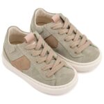 Βαπτιστικά Δερμάτινα Sneakers BABYWALKER Μέντα-Μπεζ EXC8002