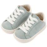 Παπούτσια Βαπτιστικά Δερμάτινα Sneakers Αγκαλιάς BABYWALKER Μίνεραλ BS3092