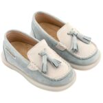 Βαπτιστικά Δερμάτινα Μοκασίνια BABYWALKER Μίνεραλ EXC5317 - Image 3