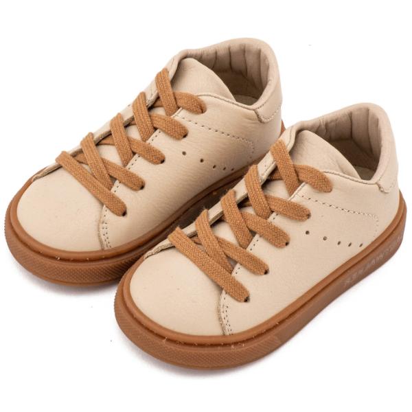 Παπούτσια Βαπτιστικά Δερμάτινα Sneakers BABYWALKER Μπεζ BW4312