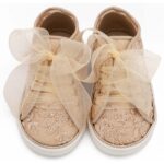 Βαπτιστικά Υφασμάτινα Sneakers BABYWALKER Μπεζ LU6129