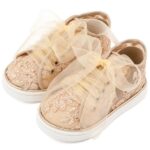 Βαπτιστικά Υφασμάτινα Sneakers BABYWALKER Μπεζ LU6129