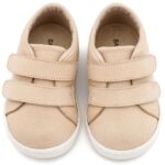 Παπούτσια Βαπτιστικά Δερμάτινα Sneakers Αγκαλιάς BABYWALKER Μπεζ PRI2090
