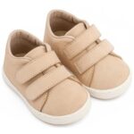 Παπούτσια Βαπτιστικά Δερμάτινα Sneakers Αγκαλιάς BABYWALKER Μπεζ PRI2090