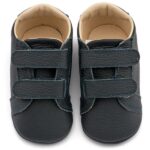 Παπούτσια Βαπτιστικά Δερμάτινα Sneakers Αγκαλιάς BABYWALKER Μπλε MI1136