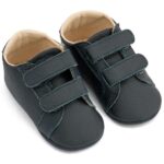 Παπούτσια Βαπτιστικά Δερμάτινα Sneakers Αγκαλιάς BABYWALKER Μπλε MI1136