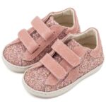 Βαπτιστικά Δερμάτινα Sneakers BABYWALKER Ροζ Αντικέ EXC5904