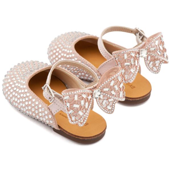 Βαπτιστικά Δερμάτινα Σαμπό BABYWALKER Ροζ Αντικέ LU6132