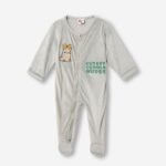 Βρεφικό φορμάκι βελουτέ αγόρι γκρι Funky 227-050130-1