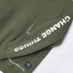 Παιδικό σετ φόρμες φούτερ αγόρι χακί-μπλε Funky 227-117118-2 - Image 2