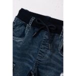 Παιδικό παντελόνι τζιν cargo μπλε αγόρι FUNKY 227-312100-2