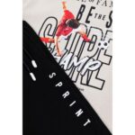 Παιδικό σετ φόρμες φούτερ αγόρι μπεζ Sprint 262-3024-115 - Image 3