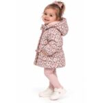 Βρεφικό μπουφάν για κορίτσι μπεζ flowers Zippy ZBGAP0103_26003