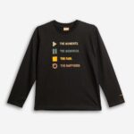 Παιδική μπλούζα μακό μαύρη για αγόρι Funky 227-106117-1