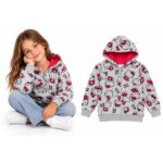 Παιδική ζακέτα φούτερ για κορίτσι γκρι Hello Kitty Cerda 2930